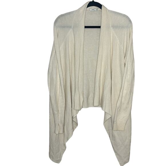 Vince Cashmere Blend Open Front Waterfall Cardigan Sweater Women Size Medium - Picture 2 of 6